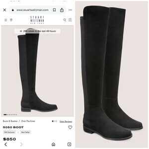 Stuart Weitzman $850 5050 Boots 8.5